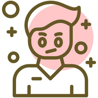 Müşteri geldi. Web simgesi basit illüstrasyon