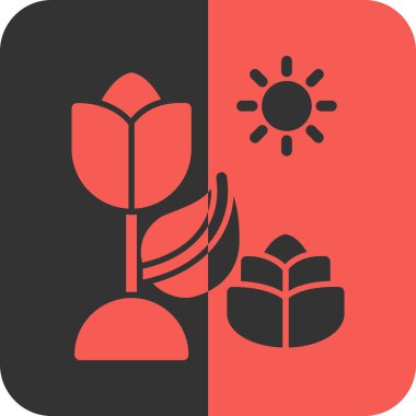 Ağaç ve doğa logo simgelerinin vektör çizimi ve stok için yeşil vektör simgesi.