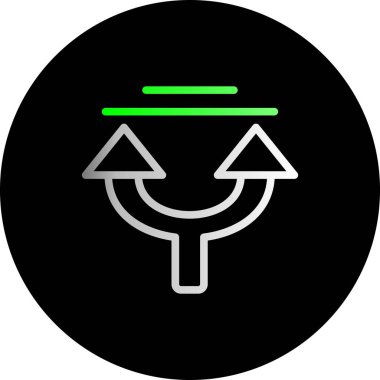 ok simgesi vektör illüstrasyonu