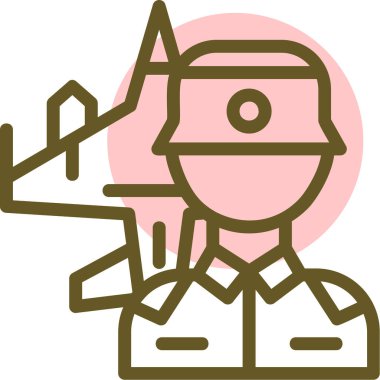 vektör içinde avatar kadın simgesi, basit