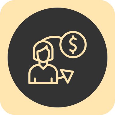 İş adamı. Basit tasarım