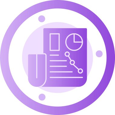 belge simgesi vektör illüstrasyonu