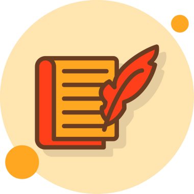 kalem simgesi vektör illüstrasyonu