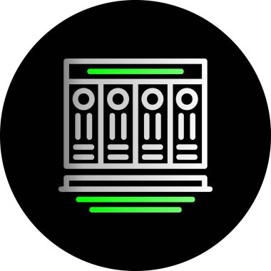 seo modern simgesinin vektör illüstrasyonu