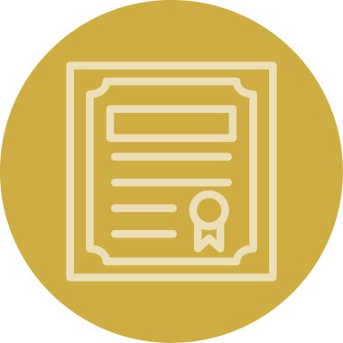 bir belgenin vektör simgesi