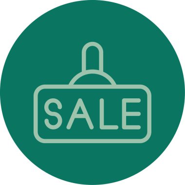 Satış. Web simgesi basit illüstrasyon