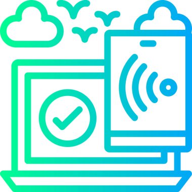 kontrol listesi simgesi. Basit resimleme