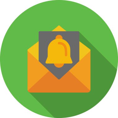 e-posta zarfı simgesi düz biçimli