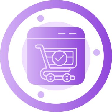 Alışveriş arabası. Basit tasarım