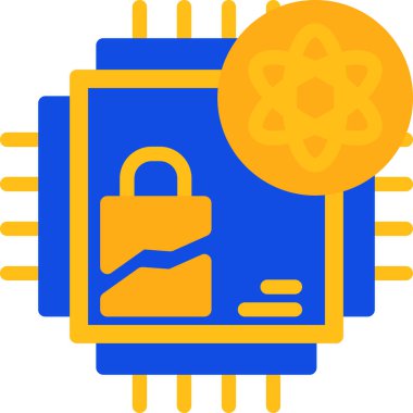 Kilit. Web simgesi basit illüstrasyon