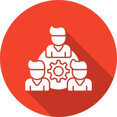 Modern insanların vektör illüstrasyonu