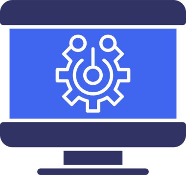 seo modern simgesinin vektör illüstrasyonu