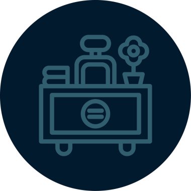 Seo simgesinin vektör illüstrasyonu