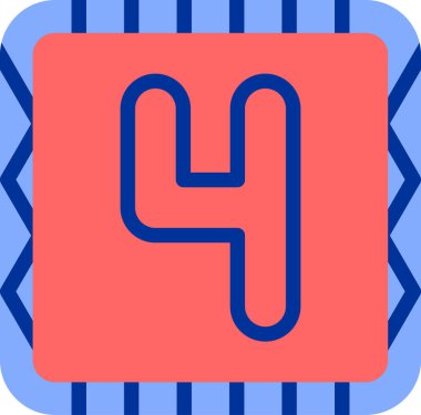 Modern bir simgenin vektör illüstrasyonu