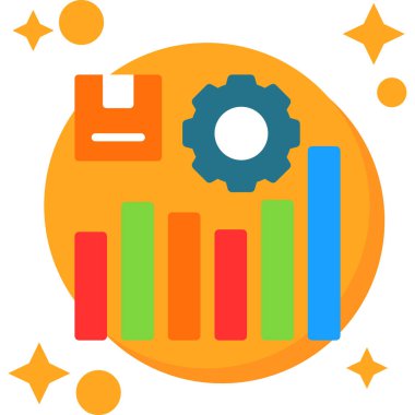 ticari grafik vektör simgesi