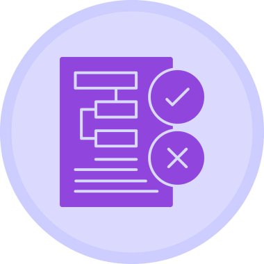 Belge. Web simgesi basit illüstrasyon