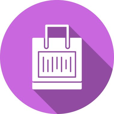 Çanta. Web simgesi basit illüstrasyon