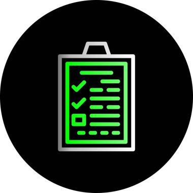 Dolu dizaynda pano simgesi