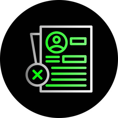 Vektör belgesi Simge illüstrasyonu