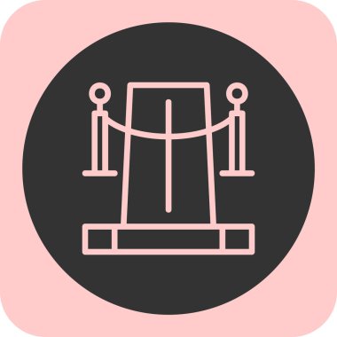 koşu bandı simgesi, modern vektör illüstrasyon tasarımı