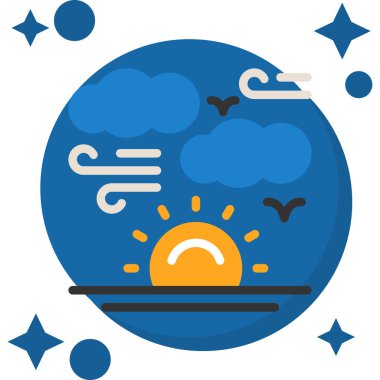 hava simgesi vektör illüstrasyonu