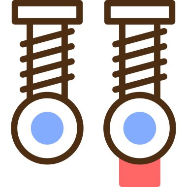 Araba servisi. Basit illüstrasyon