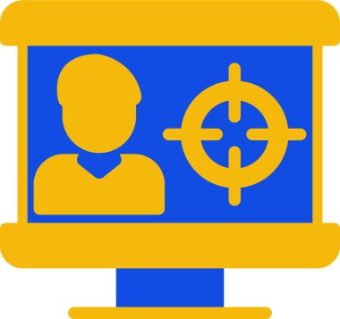 Bir kadın ve erkeğin vektör çizimi