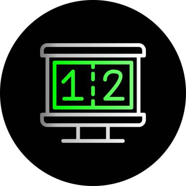 24 - 7 - 1 - Zaman yönetim simgesi