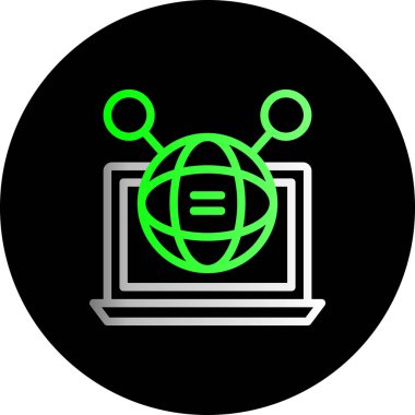 Vektör Genel Ağ simgesi