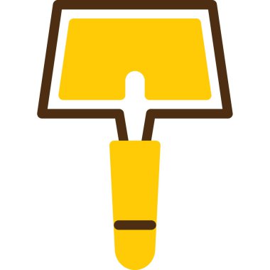 fırça. Web simgesi basit illüstrasyon