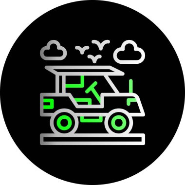 Bir çiftlik simgesinin vektör illüstrasyonu