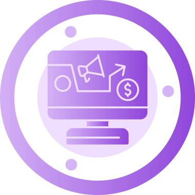 izleyici ikon vektör illüstrasyonu