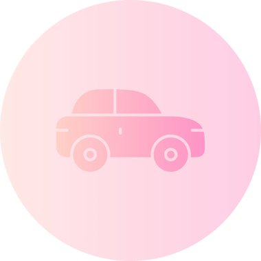 - Araba. Web simgesi basit illüstrasyon