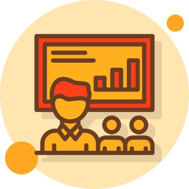 online toplantı Vektör simgesi