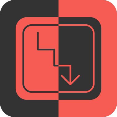 Modern b 'nin vektör illüstrasyonu eksik simgesi