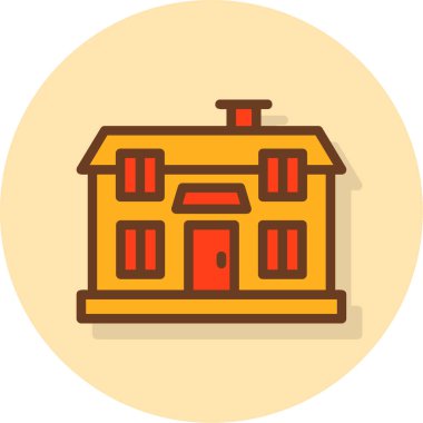 Basit yapı vektörü simgesi