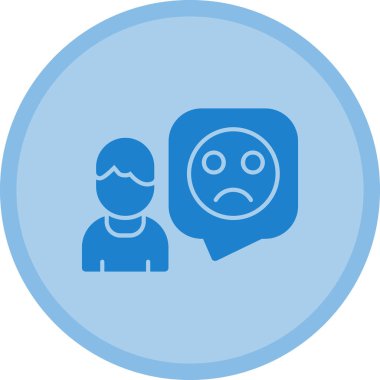 Sohbet simgesi vektör illüstrasyonu