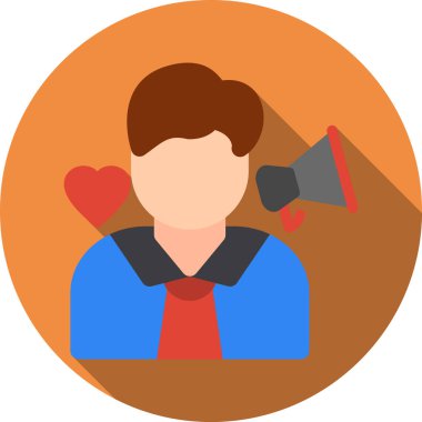 avatar adam insanlar düz stil simgesi