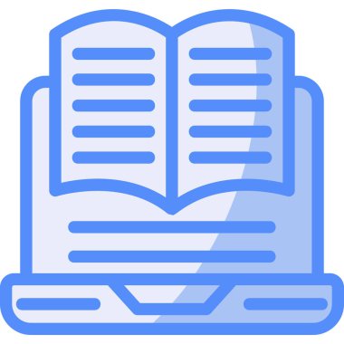 kitap simgesi vektör illüstrasyonu