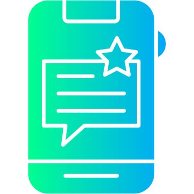 Bir cep telefonu simgesinin vektör illüstrasyonu