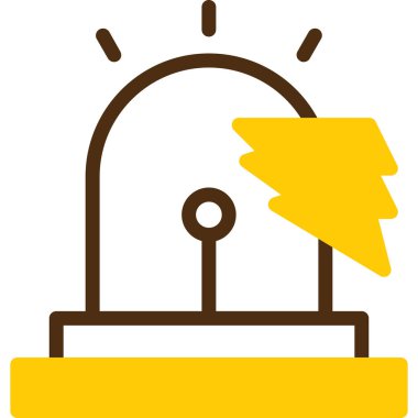 güç ışığı enerji simgesi