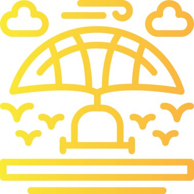 Çizgi film simgesinin vektör çizimi