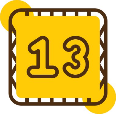 bir numaralı simge işareti tasarımı