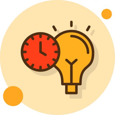 fikir simgesi, vektör illüstrasyonu