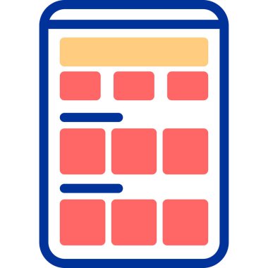 Web simgesi, vektör illüstrasyonu basit tasarım