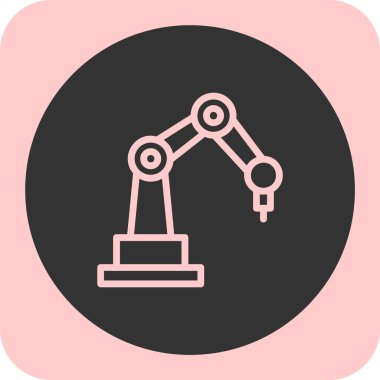 robot ikon vektör illüstrasyonu