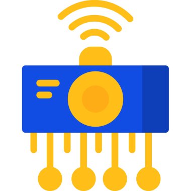 kamera simgesi vektör illüstrasyonu