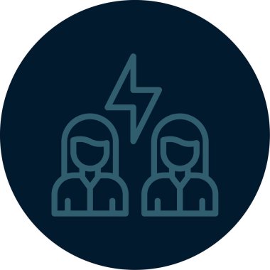 İnsan simgesinin vektör illüstrasyonu