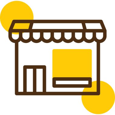 Alışveriş. Web simgesi basit illüstrasyon