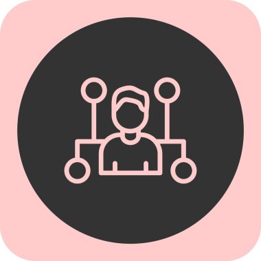 vektör avatar simgesi, vektör illüstrasyonu